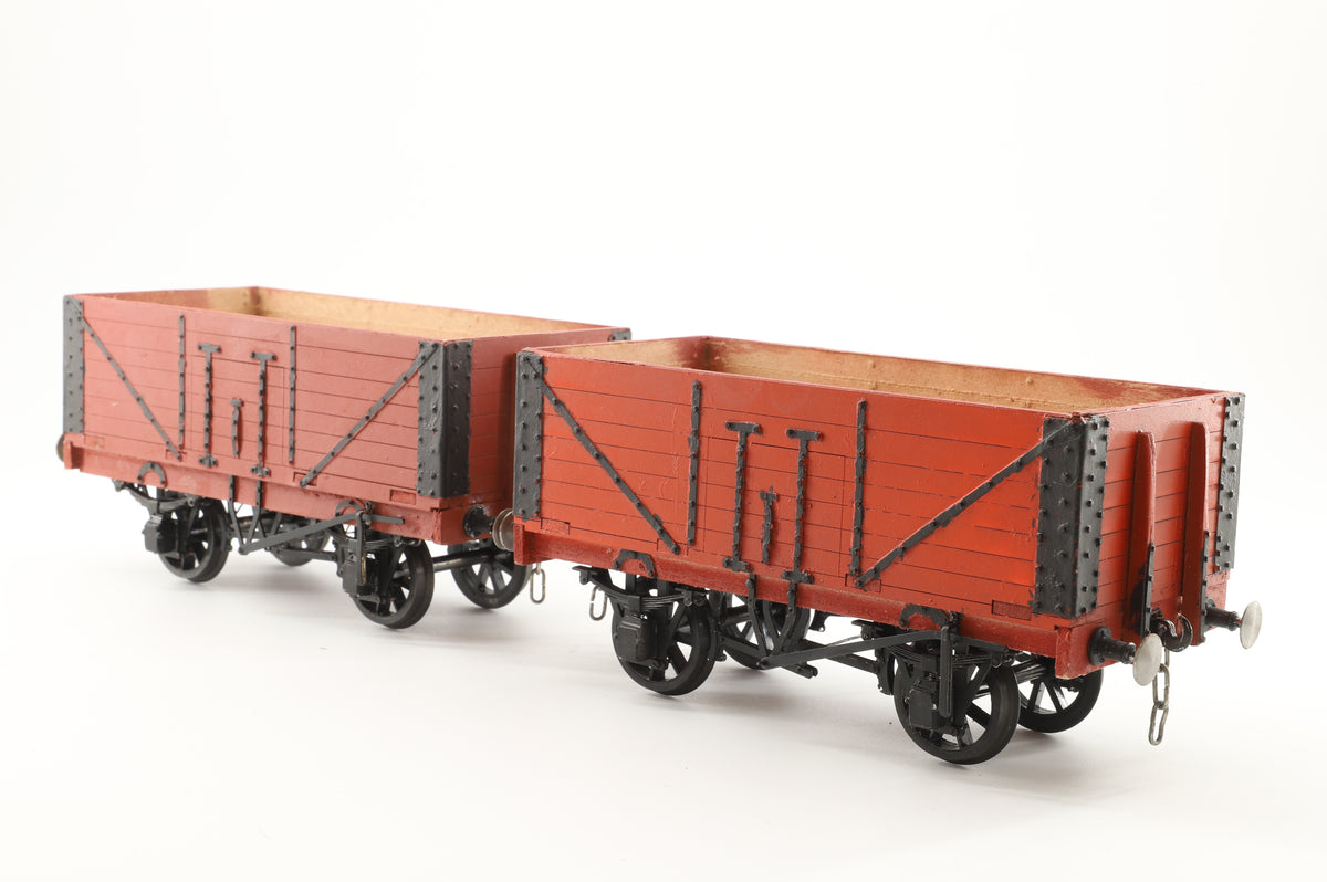 WORKSHOP Gauge 1 Pair of Open Wagons