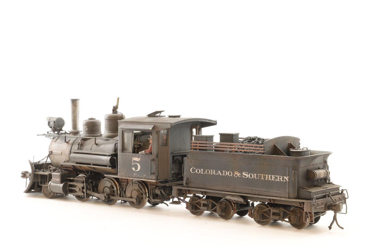 Finescale On3 Colorado & Southern B-3-C 2-6-0 No. 5, Pro-Weathered