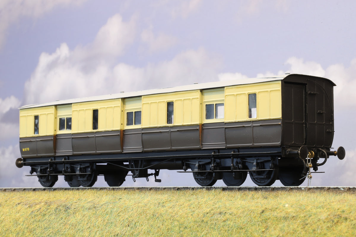Blacksmith Models Kit-built Finescale O Gauge GWR 46ft (Diagram M7) Newspaper Sorting Van &#39;W870&#39;