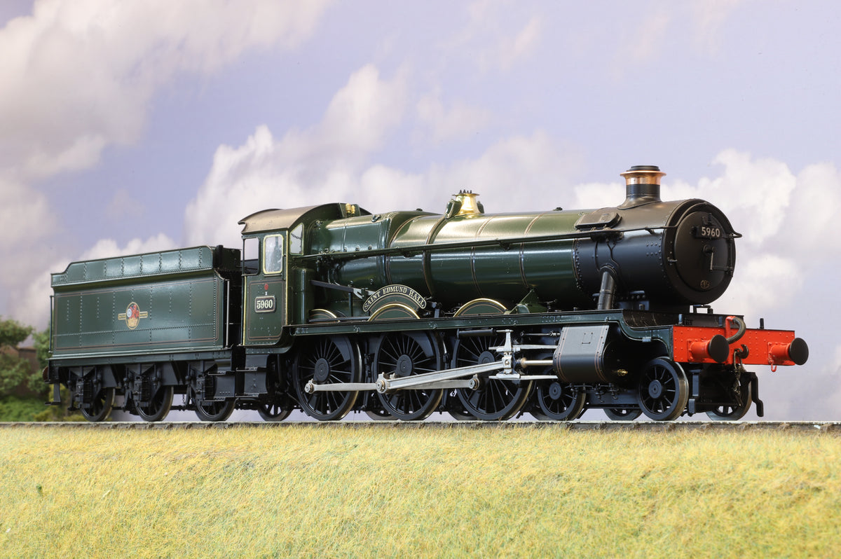 Masterpiece Models Finescale O Gauge Collett &#39;Hall&#39; Class No. 5960 BR Green (Late Crest) DCC Sound