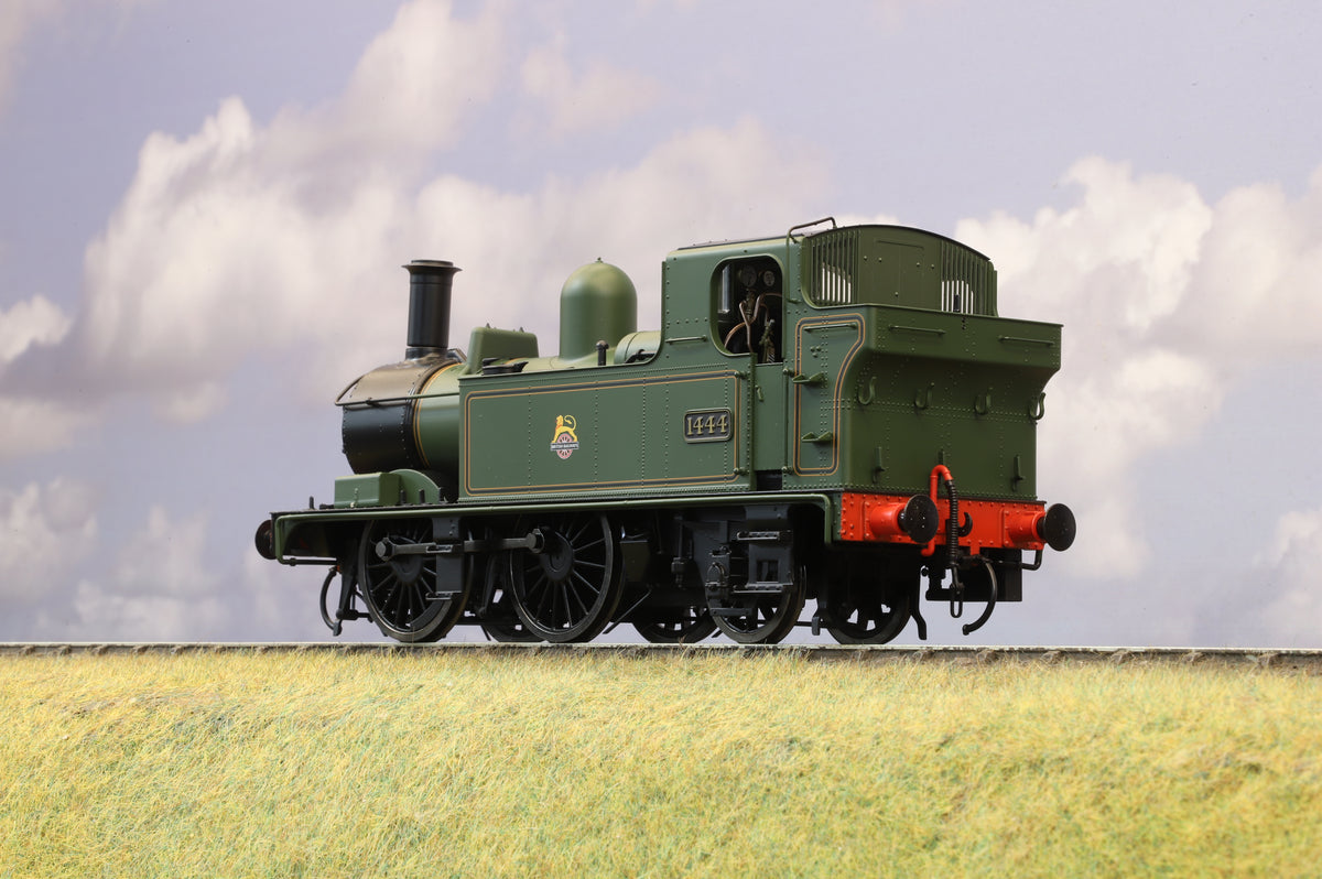 Dapol Finescale O Gauge Class 14xx No. 1444 BR Green (Early Crest)