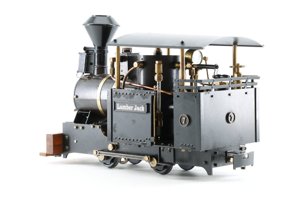Regner Gauge 1 (45mm) Live Steam 'Lumber Jack' 0-4-0, Plain Black