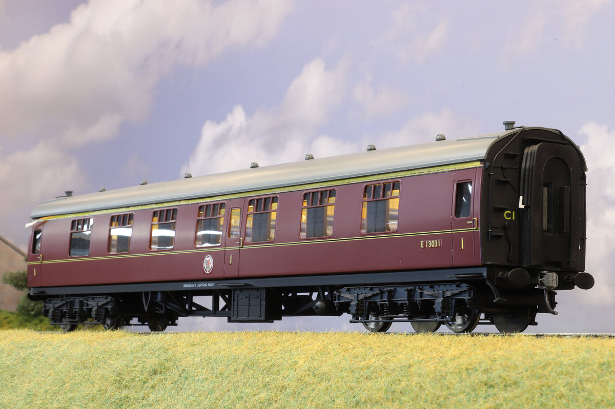 Darstaed Finescale O Gauge MK1 FK BR Lined Maroon No.E13031