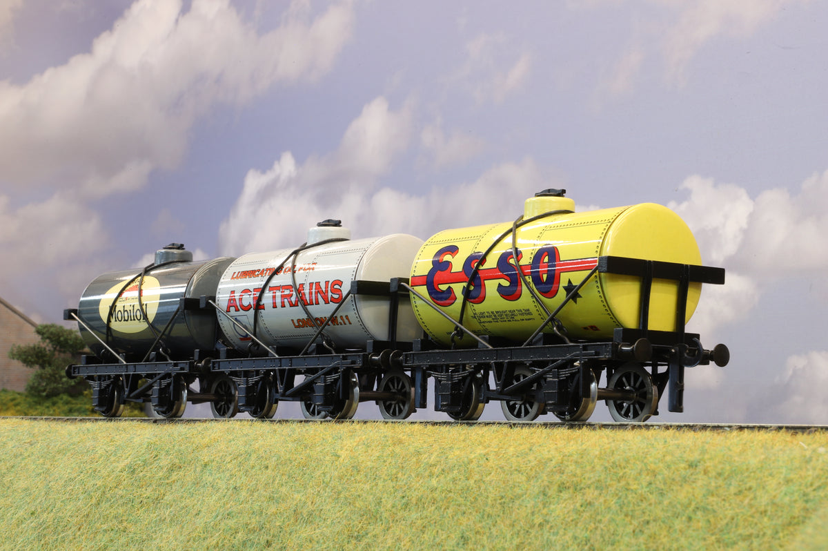 ACE Trains Coarse Scale Vintage O Gauge Tanker Set, Set 1 (2/3 rail)