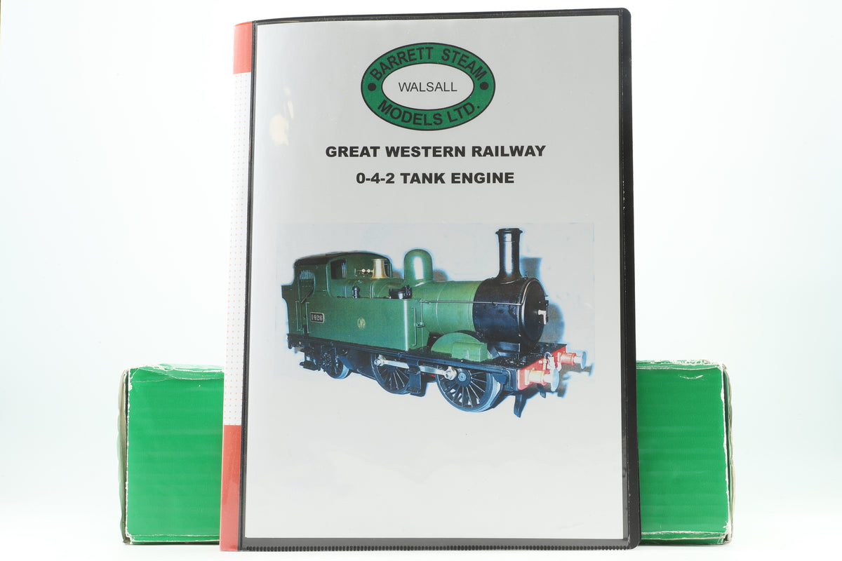 Barrett Steam Models Gauge 1 Live Steam GWR 14xx 0-4-2T Tank Locomotive Kit (Unbuilt Kit)
