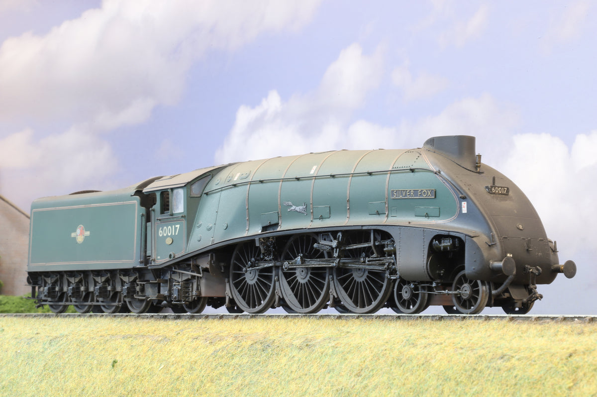 DJH (Kit-Built) Finescale O Gauge LNER Class A4 No. 60017 &#39;Silver Fox&#39; BR Green (Late Crest) Weathered
