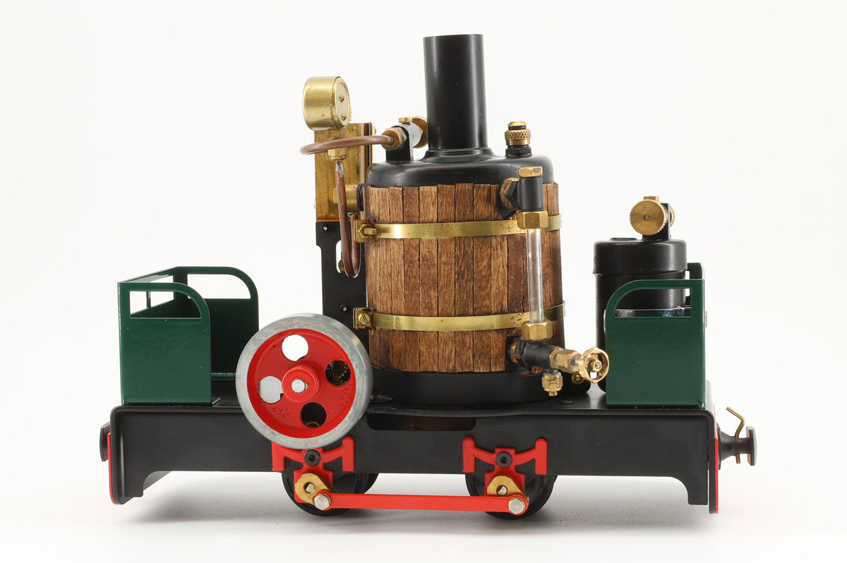 Mamod 16mm (32mm Gauge) Live Steam Brunel Vertical Boiler Locomotive
