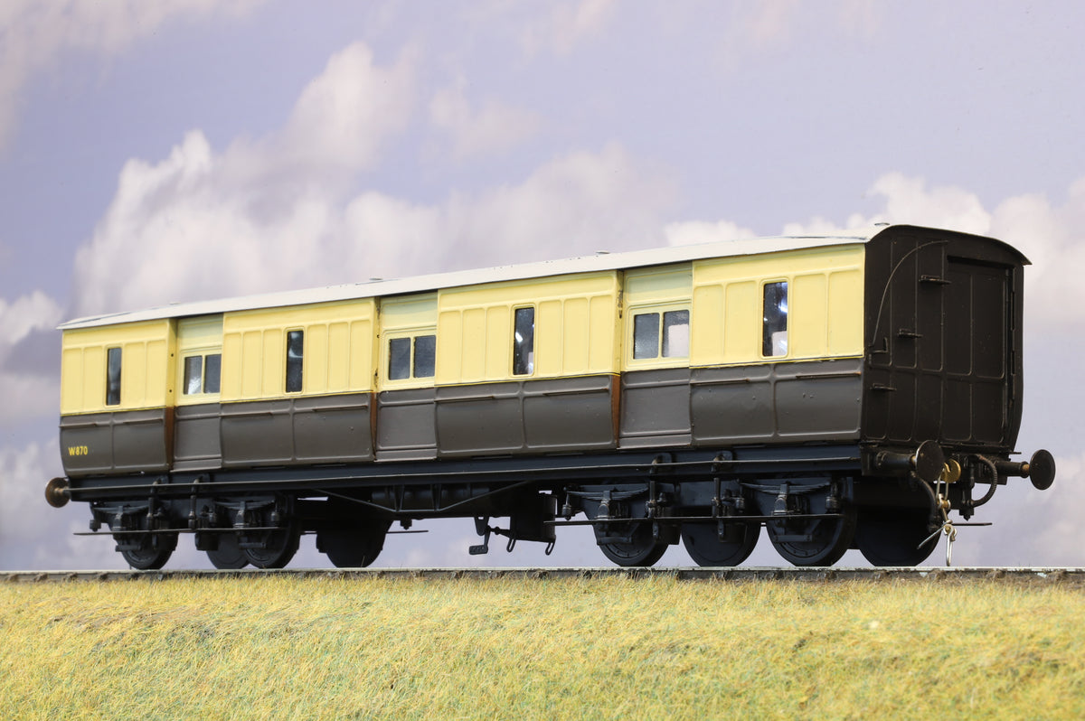 Blacksmith Models Kit-built Finescale O Gauge GWR 46ft (Diagram M7) Newspaper Sorting Van &#39;W870&#39;