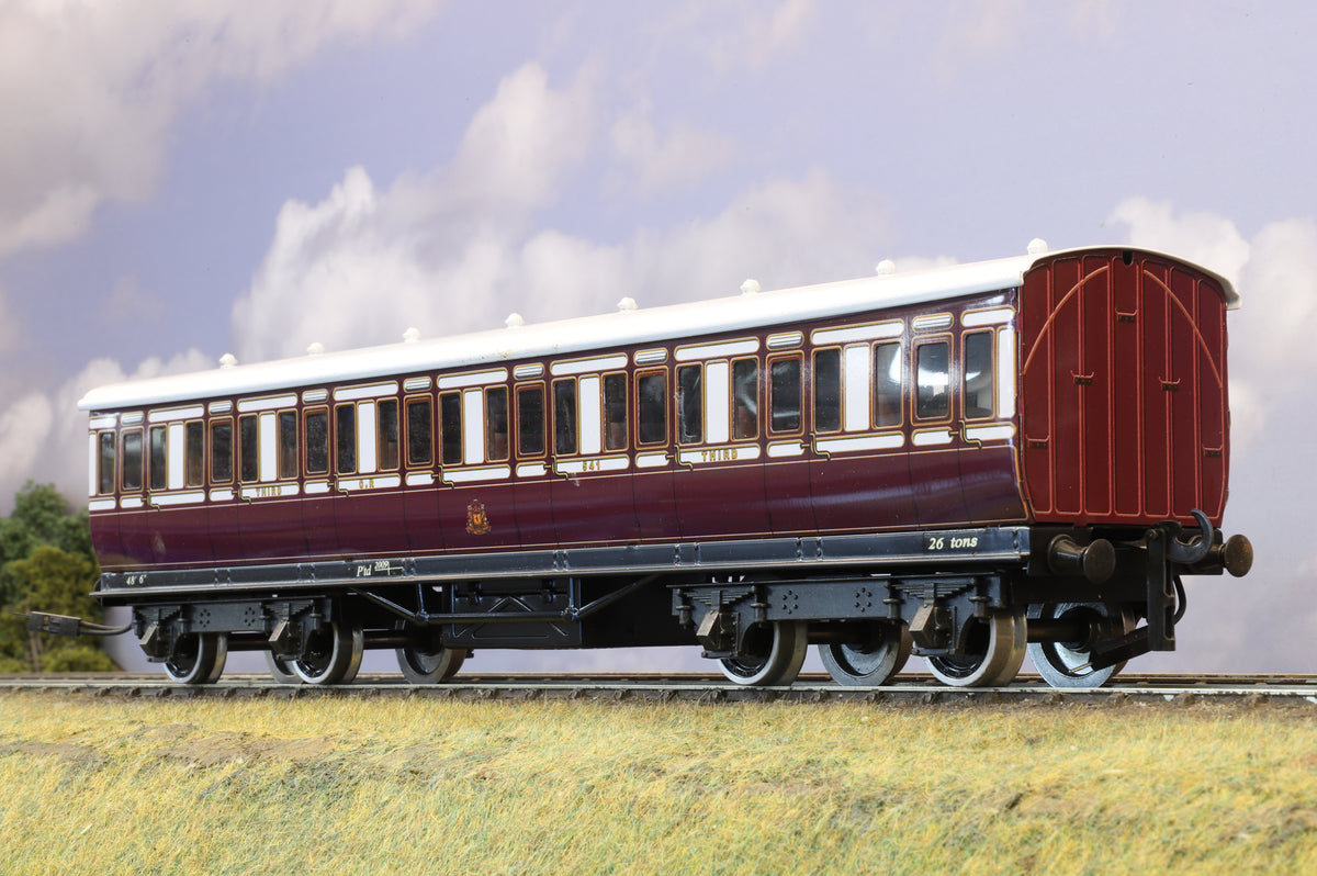 Darstaed Coarse Scale O Gauge CR Non-Corridor Third Coach (No Pick-Ups)