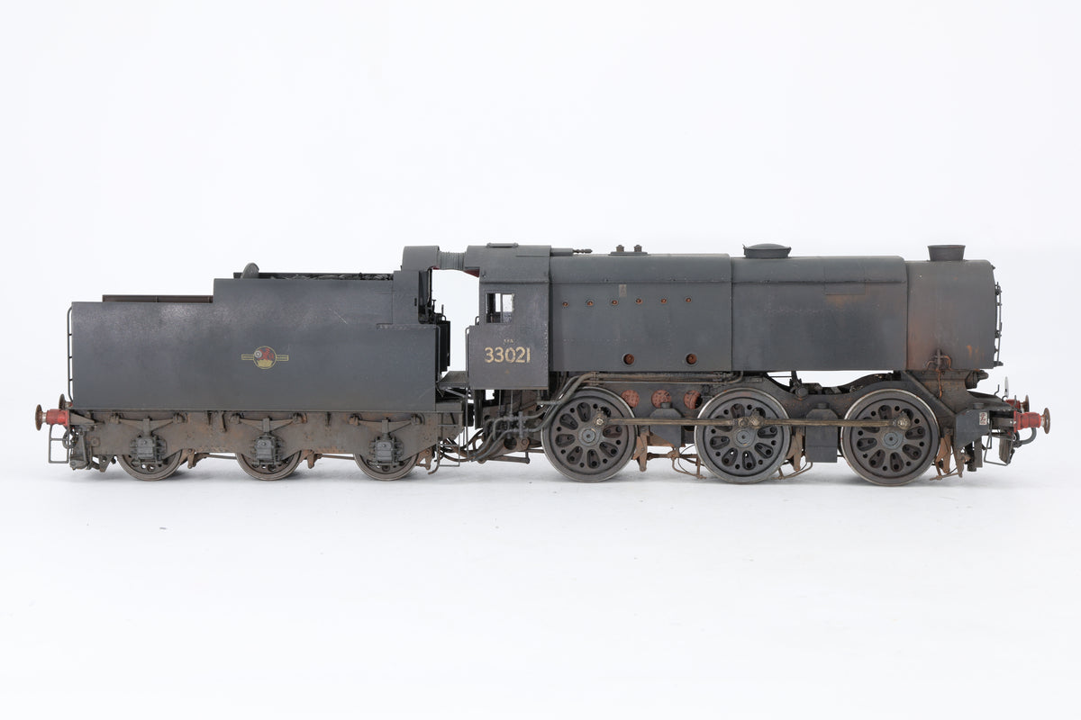 Finescale O Gauge (Kit-Built) ex-SR Q1 No. 33021 BR Black Pro-Weathered