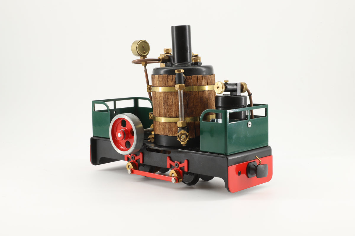 Mamod 16mm (32mm Gauge) Live Steam Brunel Vertical Boiler Locomotive