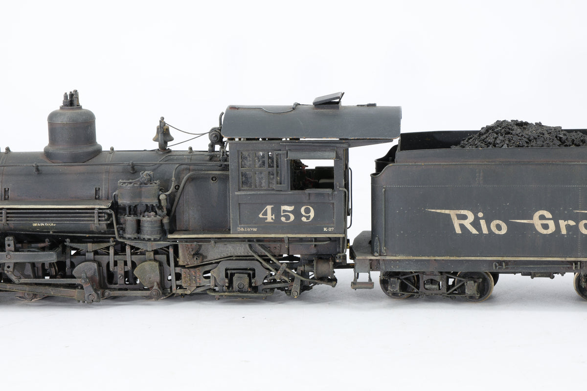 Kodama/PFM On3 D&RGW K-27 2-8-2  No.459 Professionally Weathered & Detailed