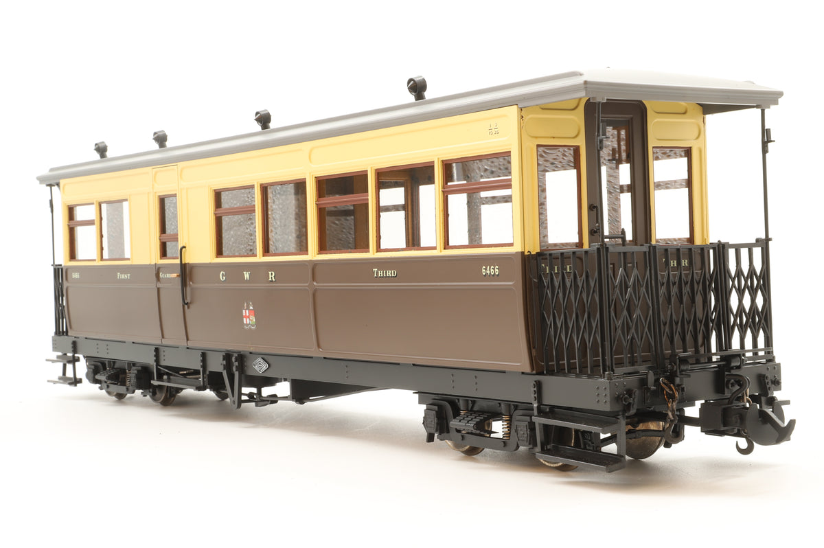 BMS/Accucraft 16mm Scale (45mm Gauge) Welshpool & Llanfair Brake Composite Coach R19-14 #6466