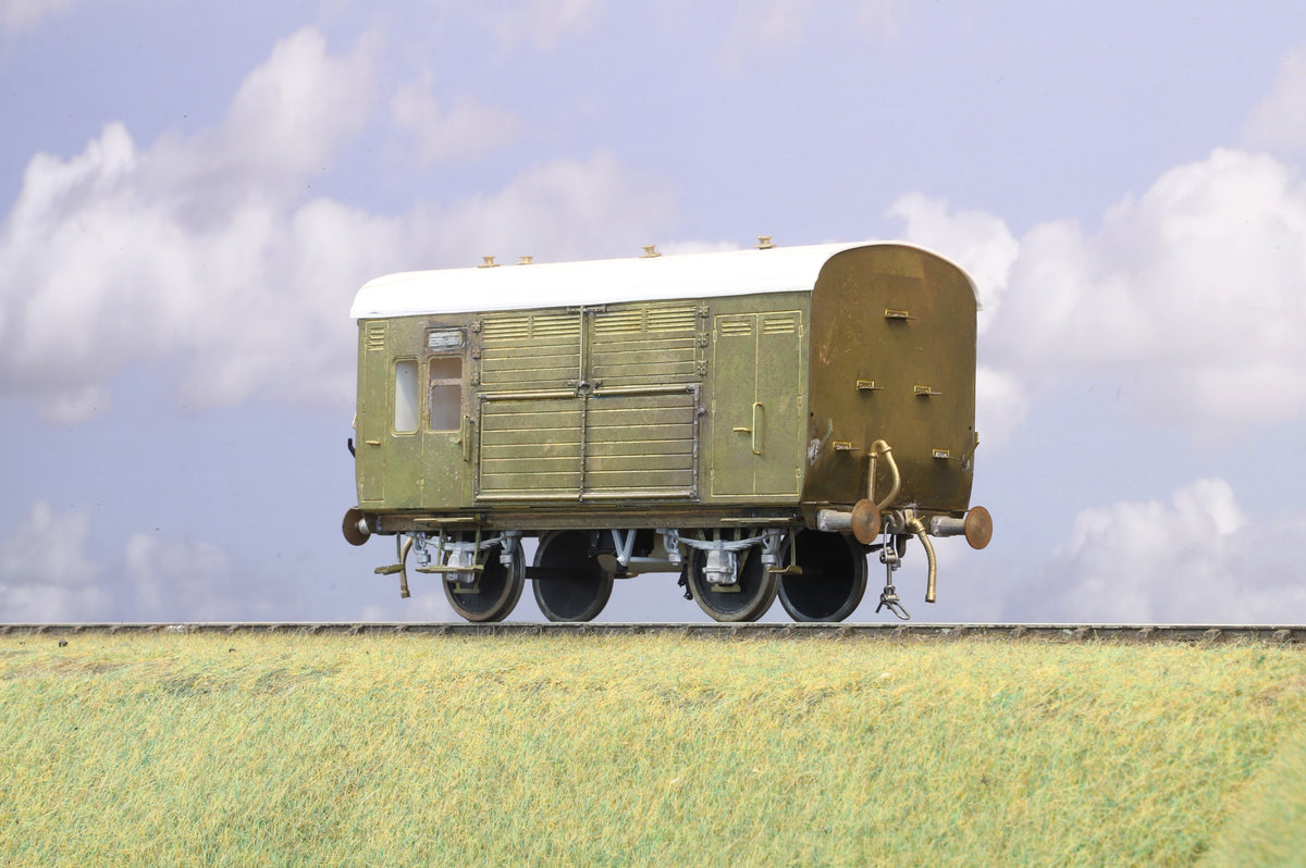 WORKSHOP Mallard Models Finescale O Gauge (Kit-Built) Horse Box (Brass Construction)