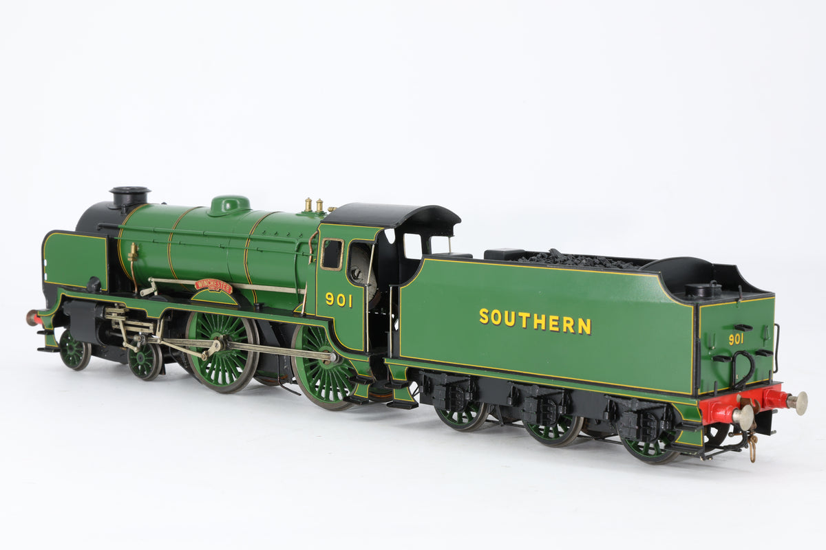 Finescale O Gauge (Kit/Scratch-Built) SR Schools No. 901 'Winchester' SR Malachite Green