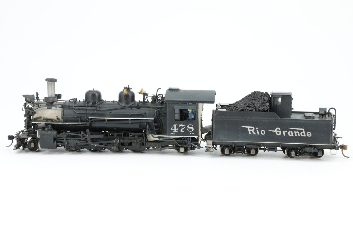 P–B–L Milestone Models Sn3 Rio Grande K-28 2-8-2 No. 478 Weathered