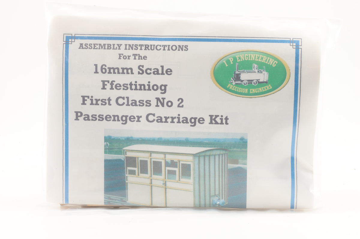 IP Engineering 16mm Ffestiniog First Class No. 2 Passenger Carriage Kit