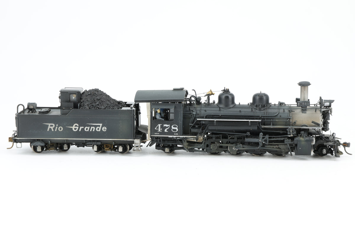P–B–L Milestone Models Sn3 Rio Grande K-28 2-8-2 No. 478 Weathered