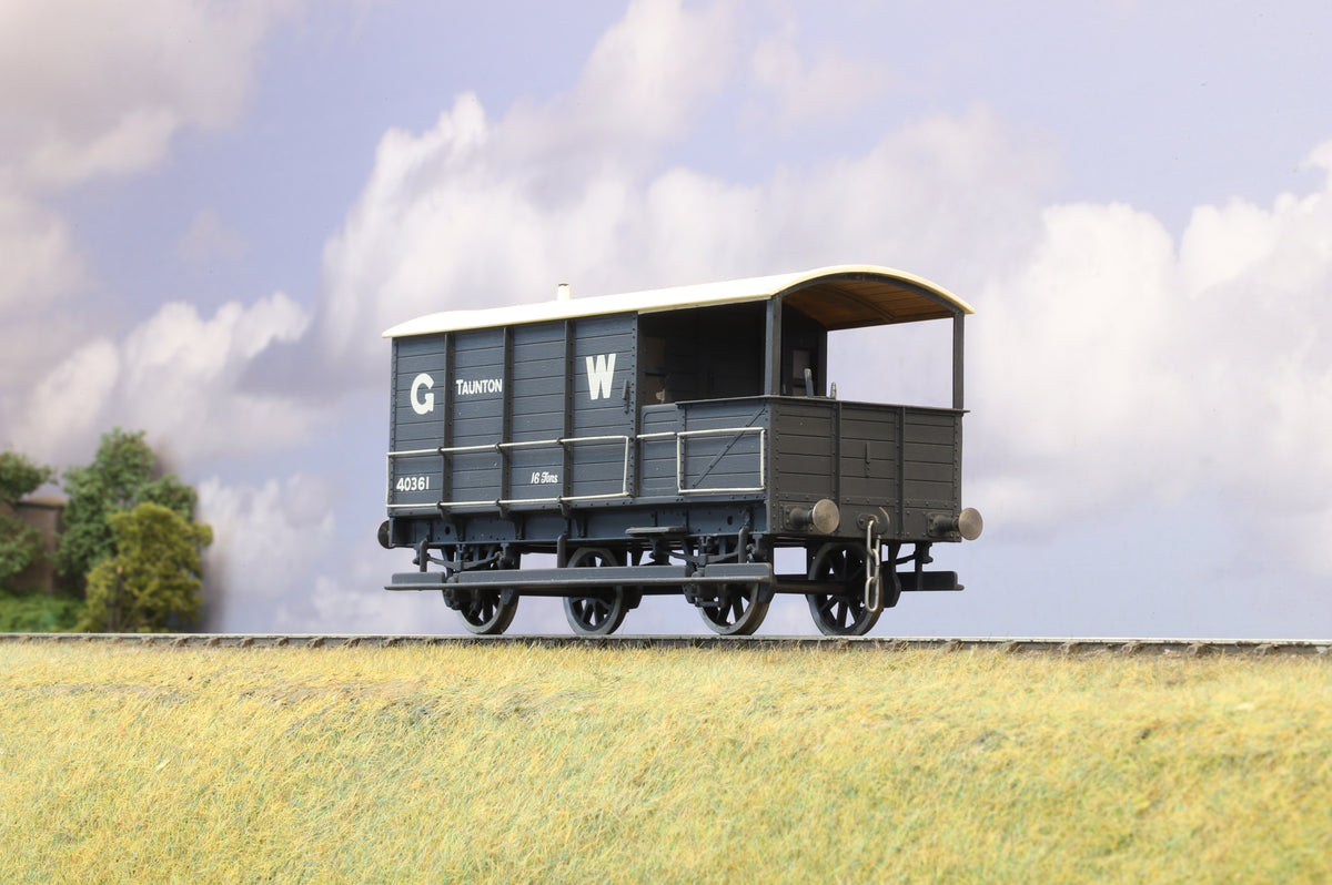 Slater&#39;s/ Cooper Craft Finescale O Gauge (Kit-Built) GW Rake Of 4 Wagons &amp; GW Brake Van