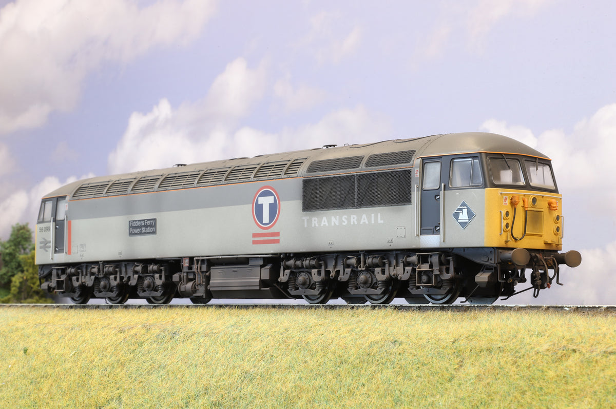 Heljan 5610 Finescale O Gauge Class 56 &#39;56099&#39;  Transrail Grey, Tower Models Exclusive, Weathered and Numbered