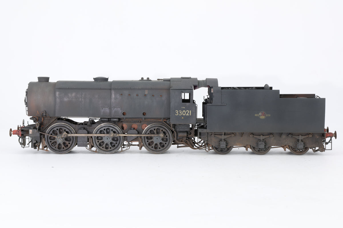 Finescale O Gauge (Kit-Built) ex-SR Q1 No. 33021 BR Black Pro-Weathered