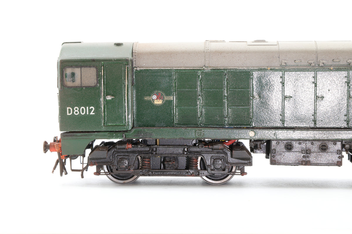 Kit-Built DJH Finescale O Gauge Class 20 No. D8012, BR Green, Weathered, DCC Sound