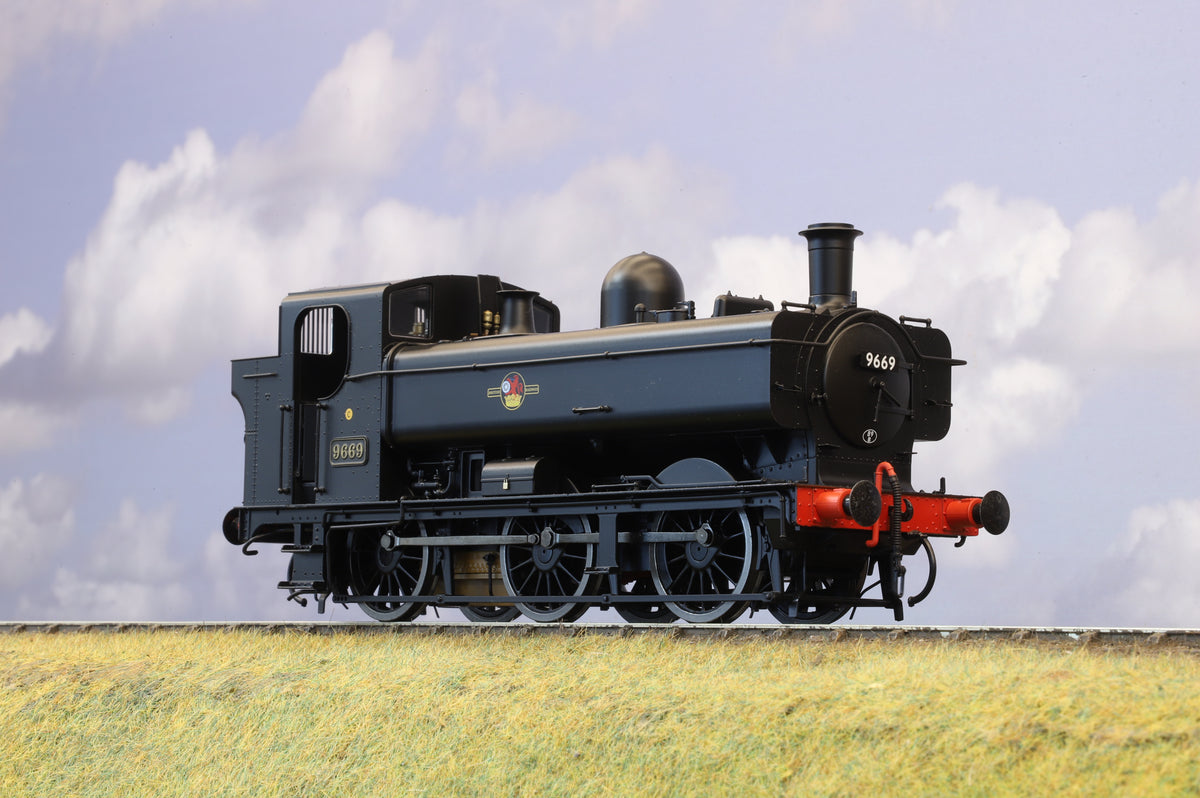 Dapol Finescale O Gauge Class 57xx Pannier Tank No.9669 BR Black Late Crest