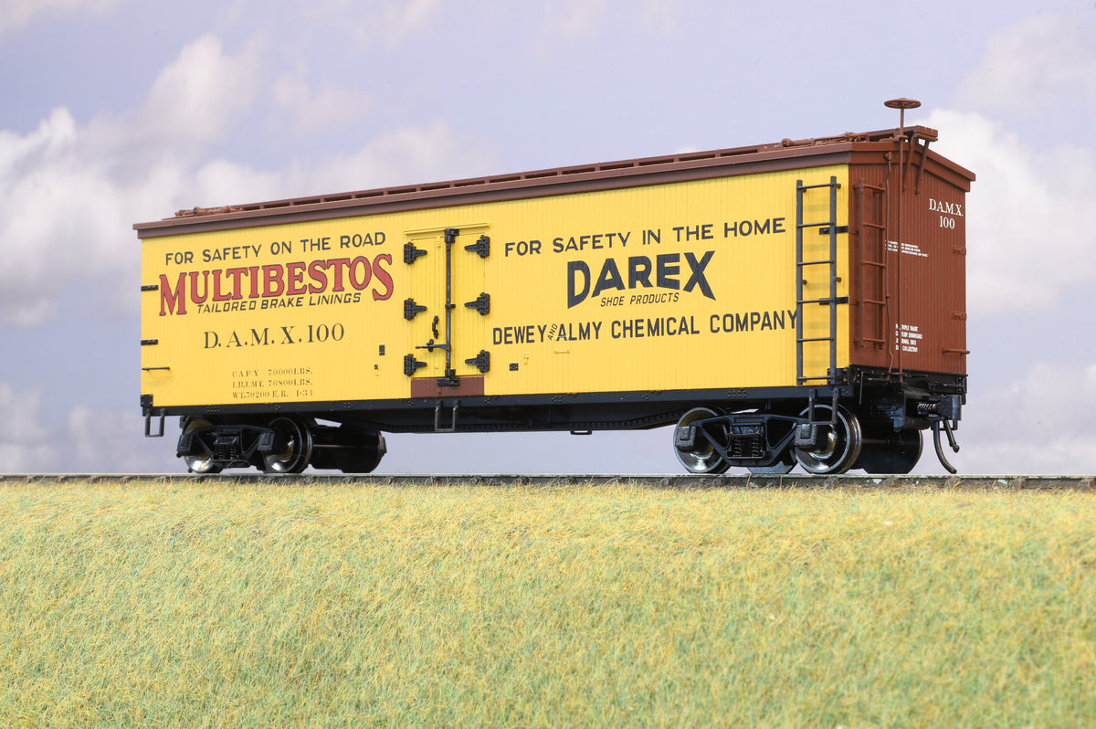 Atlas American O Gauge Rake of Three Box Cars