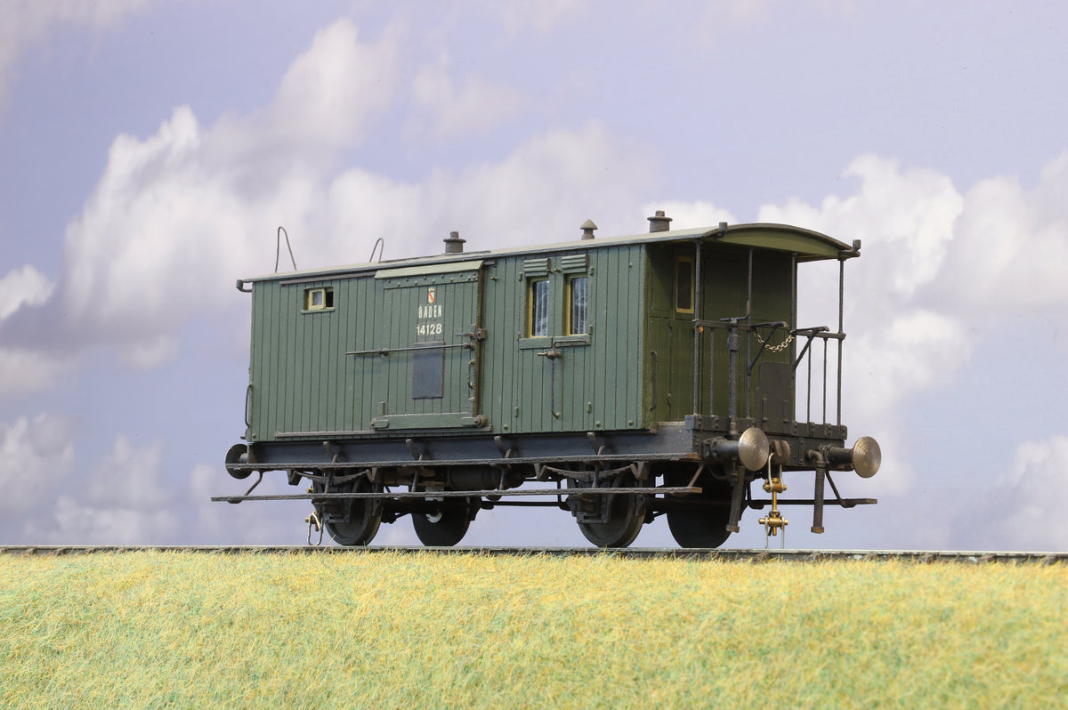 Kit/Scratch-built Finescale O Gauge Baden State Railways Baggage/Guards Car