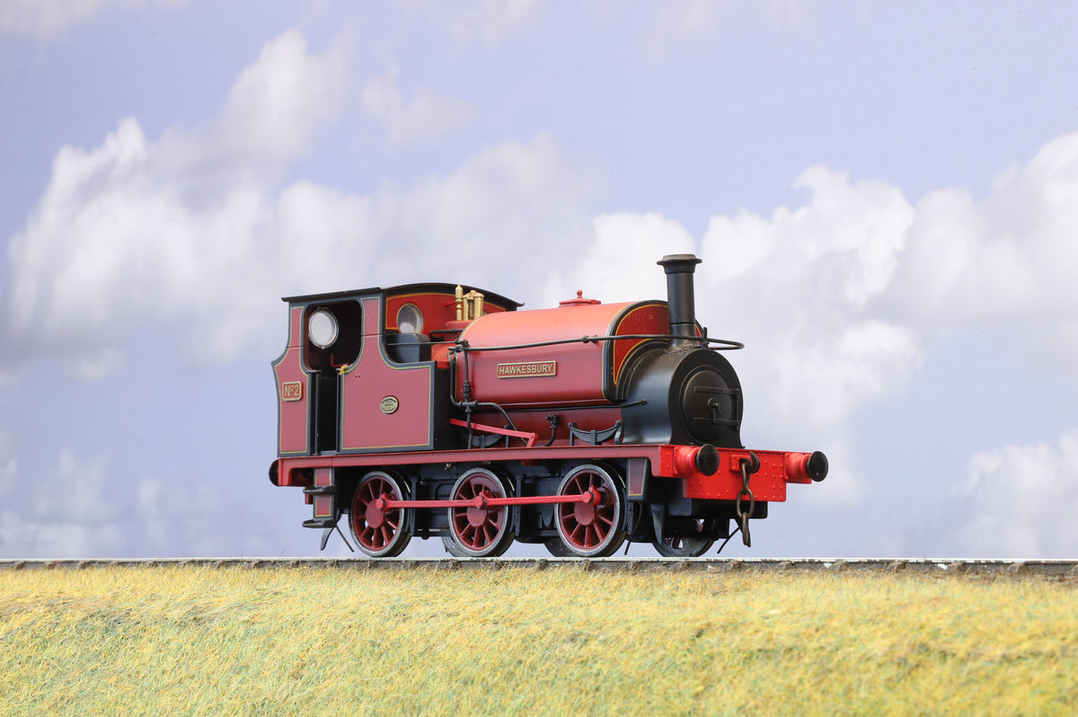 WORKSHOP Ixion Finescale O Gauge Hudswell Clarke Standard Contractor&#39;s Tank in Red, DCC Sound