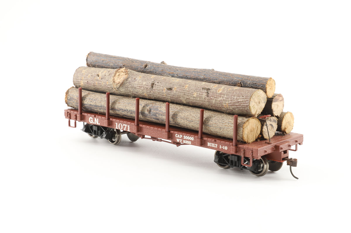 Spectrum/Bachmann On30 Flat Car with added timber