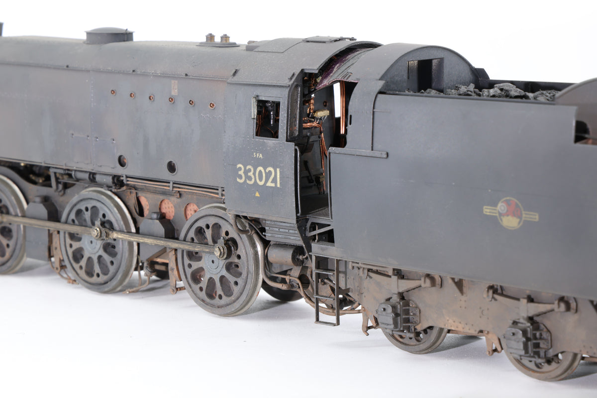 Finescale O Gauge (Kit-Built) ex-SR Q1 No. 33021 BR Black Pro-Weathered