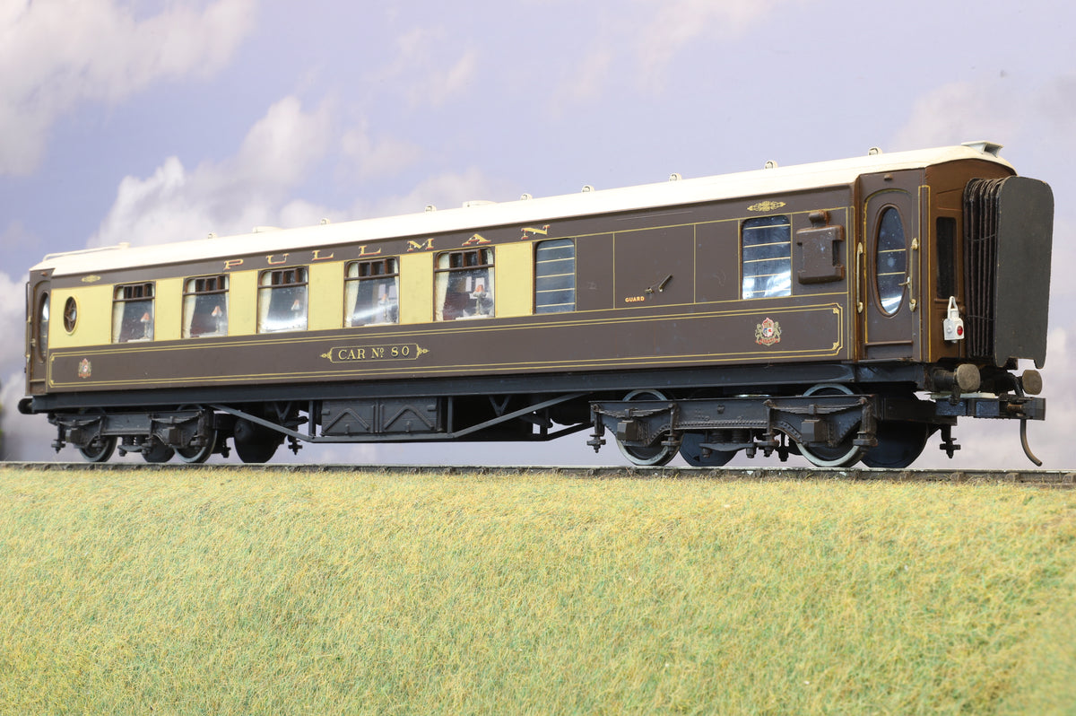 Finescale O Gauge (Kit-Built) Rake of 7 Pullmans, Weathered