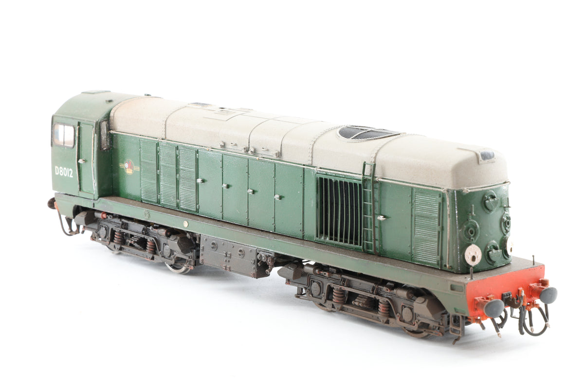 Kit-Built DJH Finescale O Gauge Class 20 No. D8012, BR Green, Weathered, DCC Sound