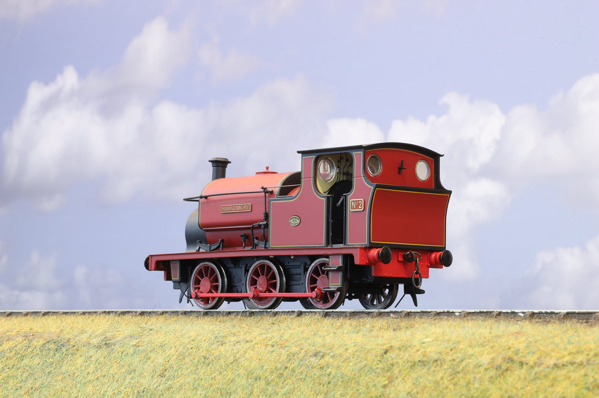 WORKSHOP Ixion Finescale O Gauge Hudswell Clarke Standard Contractor&#39;s Tank in Red, DCC Sound
