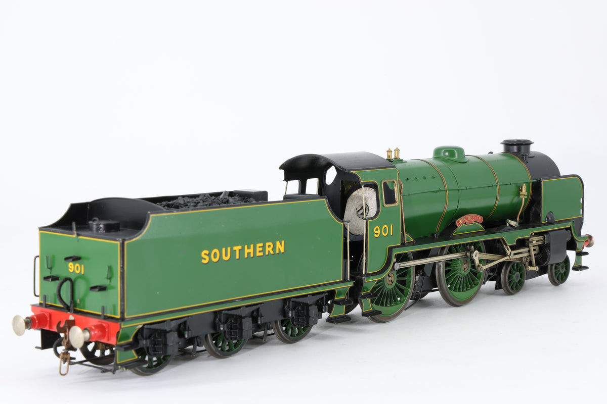 Finescale O Gauge (Kit/Scratch-Built) SR Schools No. 901 'Winchester' SR Malachite Green