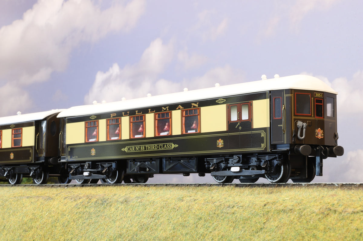 Darstaed Coarse Scale O Gauge 6-Car &#39;Brighton Belle&#39; Pullman Set (incl. &#39;Michaela&#39; Extra Car)