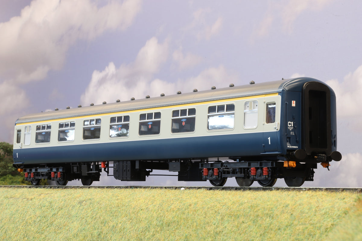 Heljan Finescale O Gauge MK2 FK BR Blue/Grey (Unnumbered)
