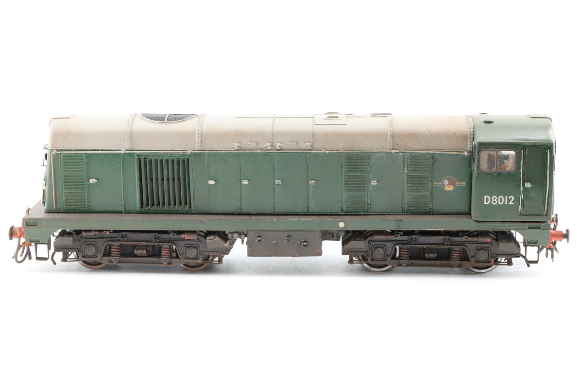 Kit-Built DJH Finescale O Gauge Class 20 No. D8012, BR Green, Weathered, DCC Sound