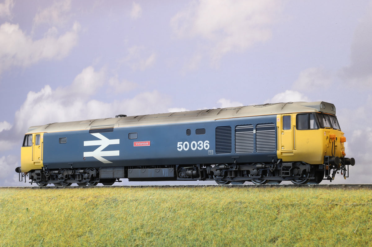 Heljan Finescale O Gauge Class 50 No.50036 &#39;Victorious&#39;, Weathered