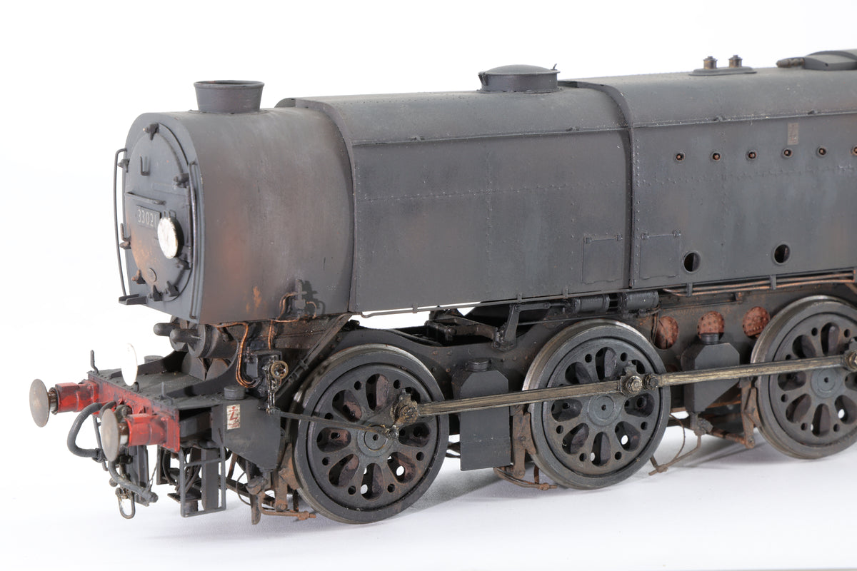 Finescale O Gauge (Kit-Built) ex-SR Q1 No. 33021 BR Black Pro-Weathered