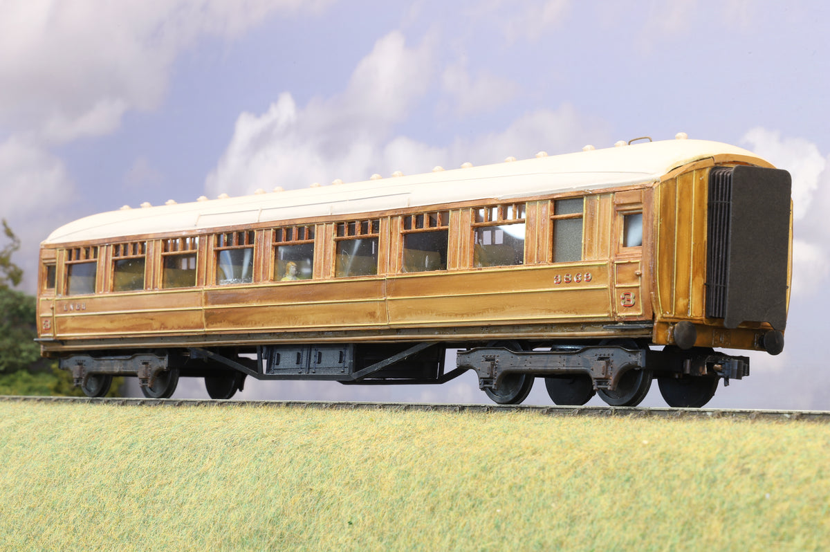 Finescale O Gauge (Kit-Built) LNER Gresley Teak Third Open No.3869