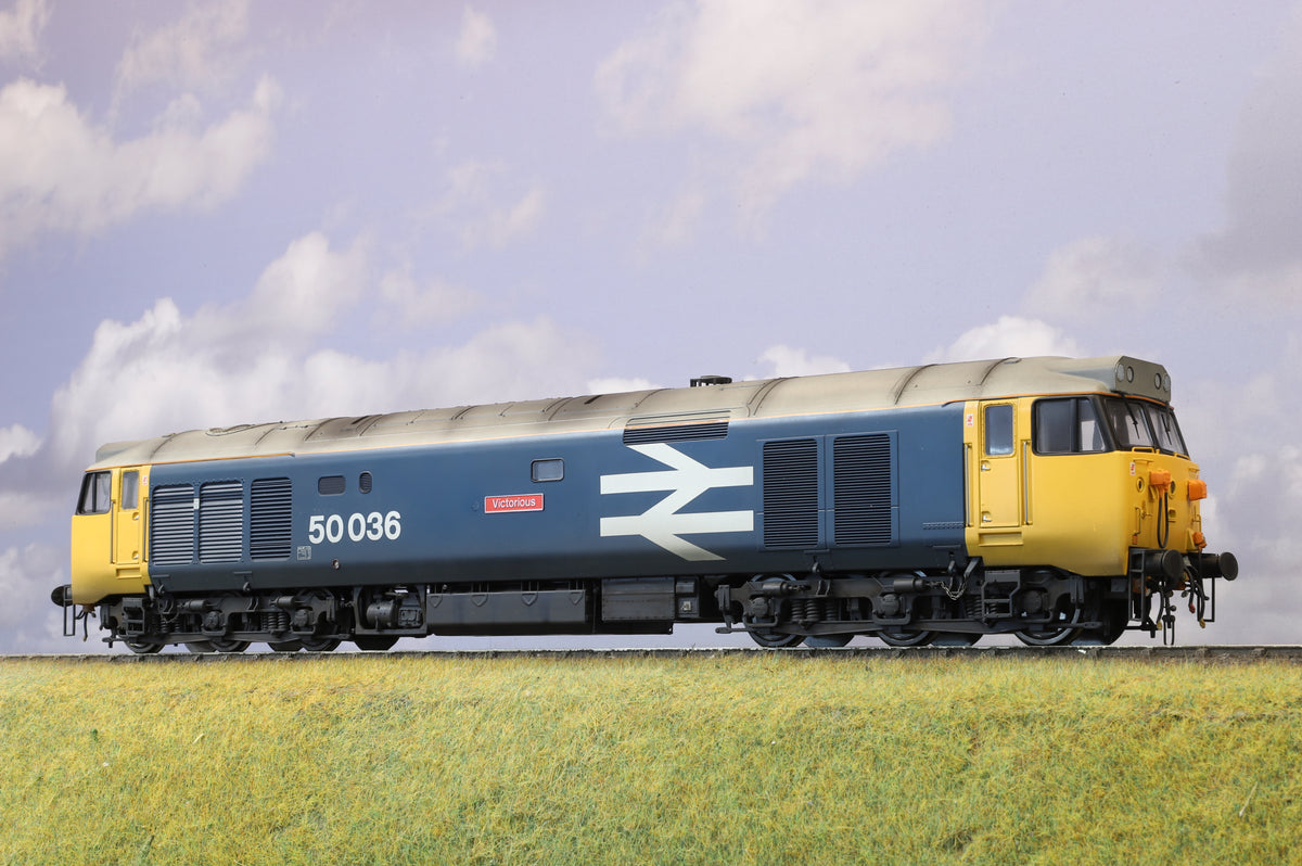 Heljan Finescale O Gauge Class 50 No.50036 &#39;Victorious&#39;, Weathered