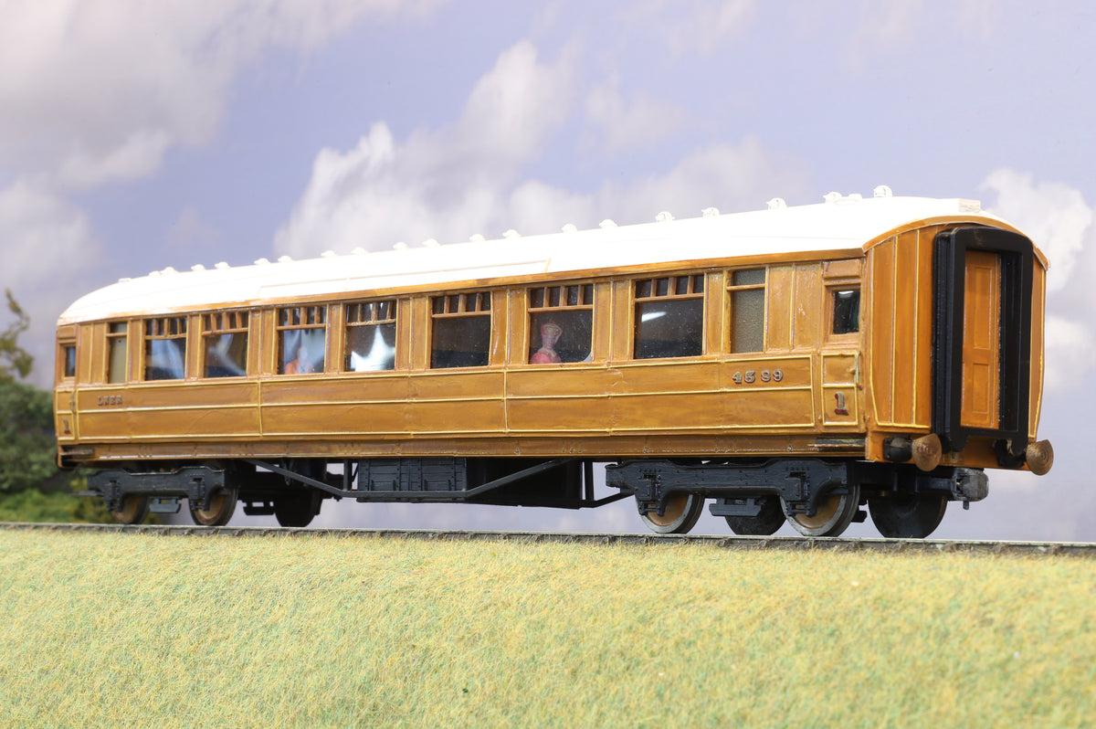 Finescale O Gauge (Kit-Built) LNER Gresley Teak Corridor First No.4589