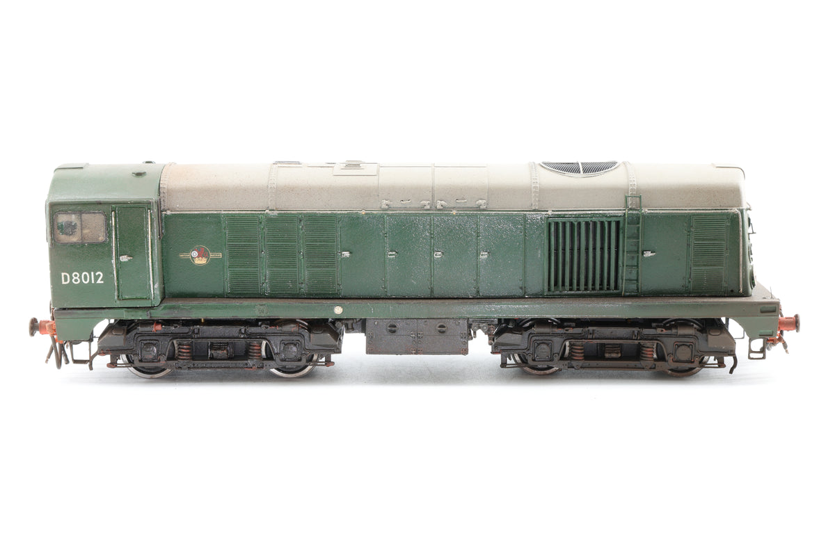 Kit-Built DJH Finescale O Gauge Class 20 No. D8012, BR Green, Weathered, DCC Sound
