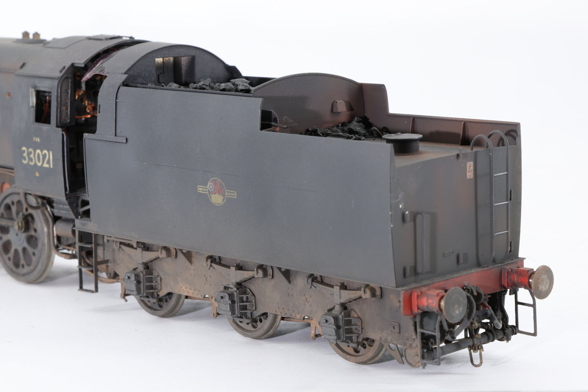 Finescale O Gauge (Kit-Built) ex-SR Q1 No. 33021 BR Black Pro-Weathered