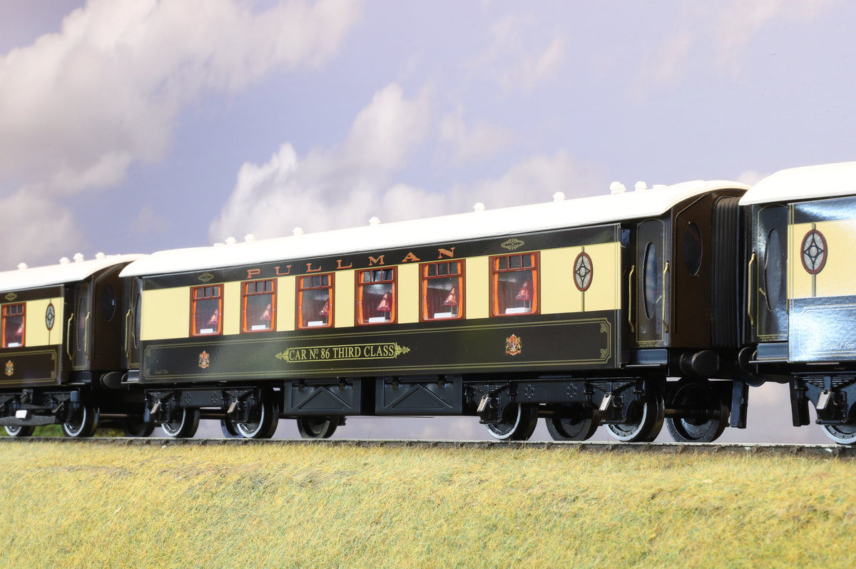 Darstaed Coarse Scale O Gauge 6-Car &#39;Brighton Belle&#39; Pullman Set (incl. &#39;Michaela&#39; Extra Car)