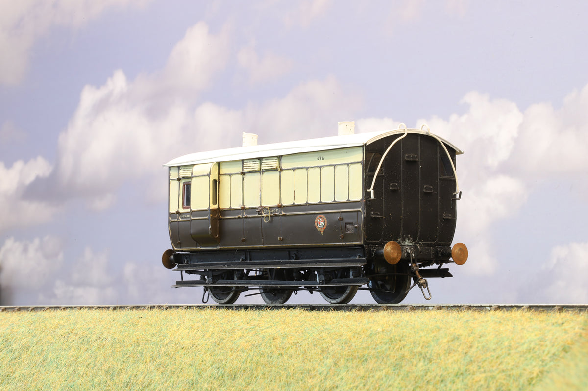 Finescale O Gauge (Kit-Built) GWR 4-Wheel Guard's/Luggage Van (Brass Construction)