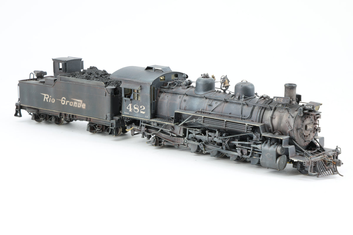 P–B–L Milestone Models Sn3 Rio Grande K-36 2-8-2 No. 482 Weathered