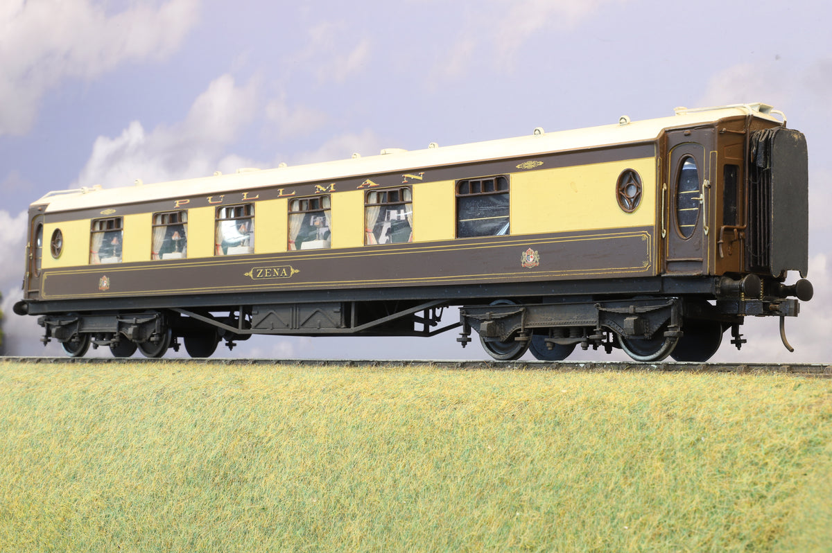 Finescale O Gauge (Kit-Built) Rake of 7 Pullmans, Weathered